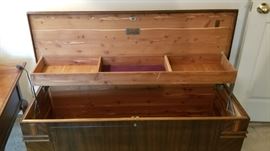 Cedar chest - opened