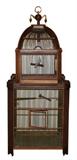 Large scale mahogany birdcage