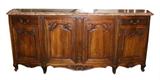 French marble top enfilade