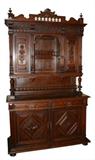 French Henri II buffet in oak