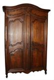 French Provincial armoire in walnut