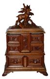 Carved Black Forest jewelry box
