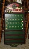 "Budweiser" Pool scoreboard