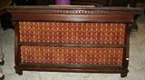 Italian hanging walnut plate rack
