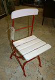 vintage childs school house chair