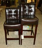 leather bar and counter stool