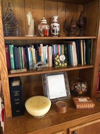 Books and decor