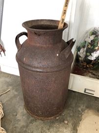 Old milk canister