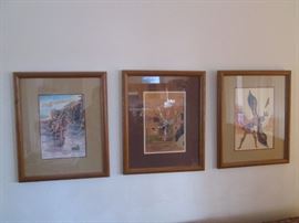 Array of Framed Wall Art, these are in a Southwest Style