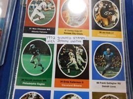 1972 Sunoco Football Stamps