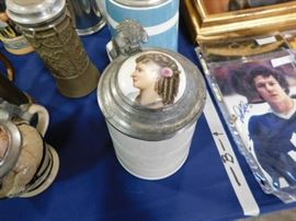 Antique Stoneware Beer Stein