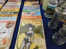 1954 Playboy Magazines