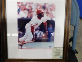 Joe Morgan Autographed Photo