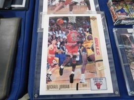 Super Sized Michael Jordan Basketball Cards