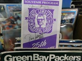 Ray Nitschke Autographed Program