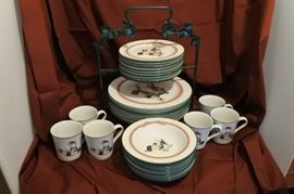 Full Set of Christmas Dishes