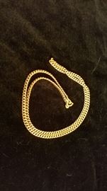 18k chain, weighing over 31 grams!