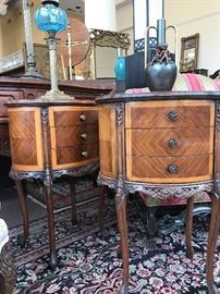 Pair of French stands 20" x 15" x 29"