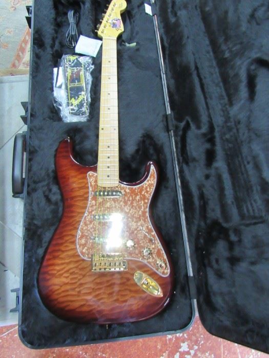 Fender style electric guitar