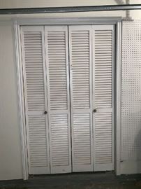 Double Set of Louvered Doors