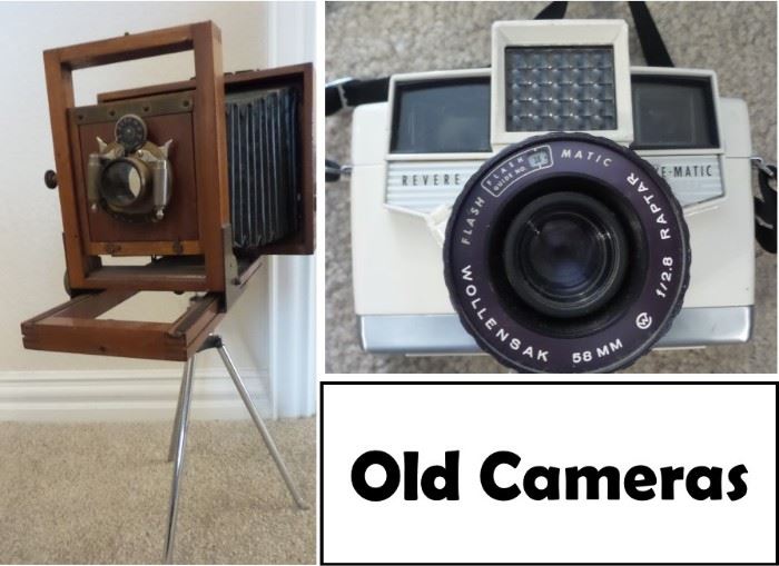 Antique and vintage cameras