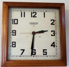 Hammond wall clock