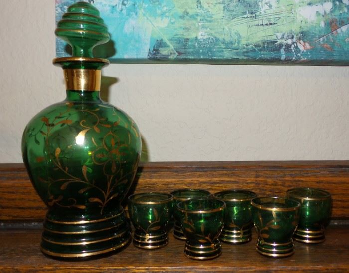 old decanter set