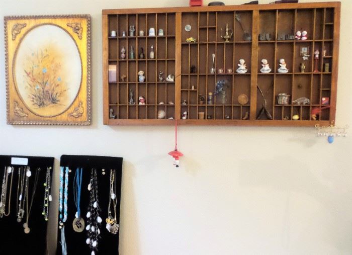 Full shadow box, wall decor and jewelry