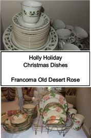 Old Desert Rose - Christmas dinner set