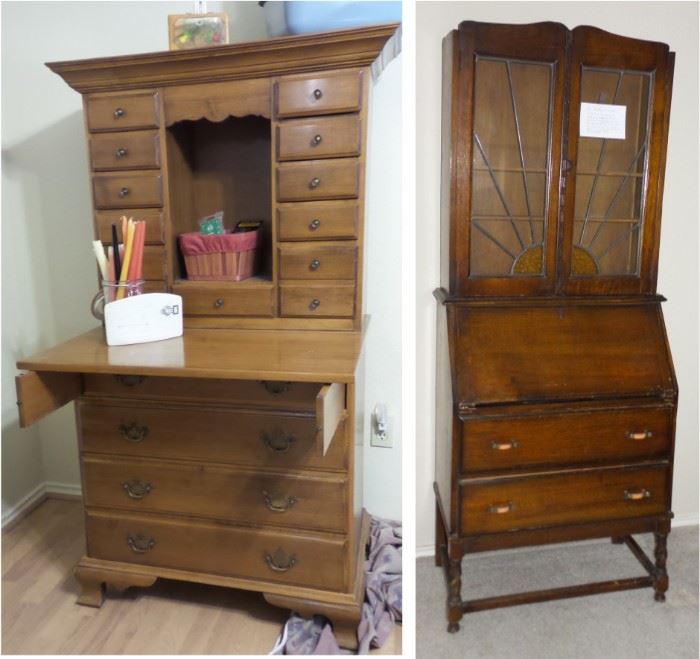 retro and antique secretary desks