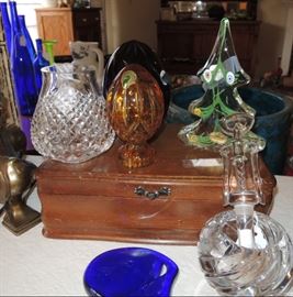 Waterford and Moreno glass