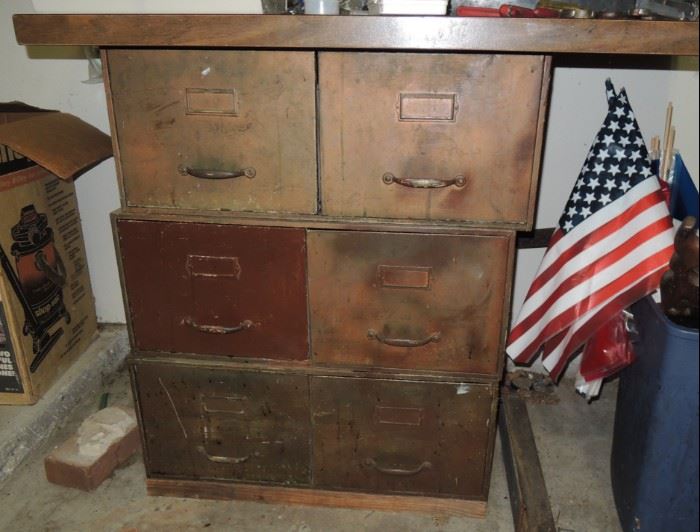 Old file drawers