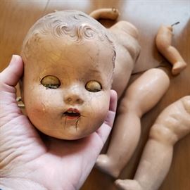 old doll parts