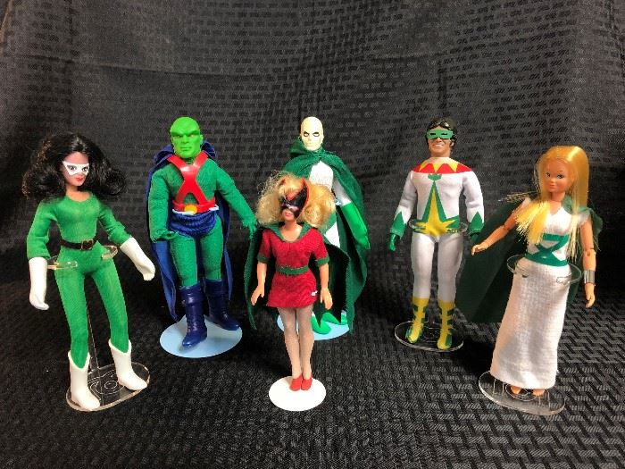 Assorted action figures Disney and Megos