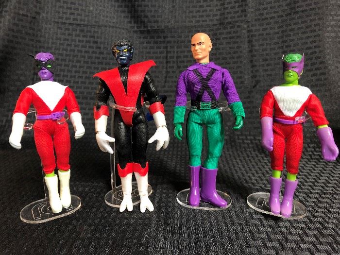 Four X Men Action Figures