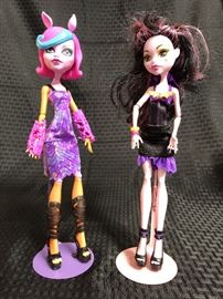Monster high Clawdine Wolf and Draculaua
