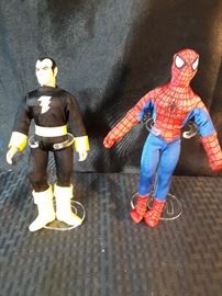 Shazam Marvel and Mego Spiderman Action Figure