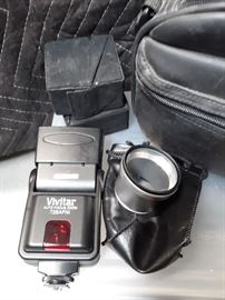 Vivitar Zoom Flash, Camera Bag, Tele Extender Filters