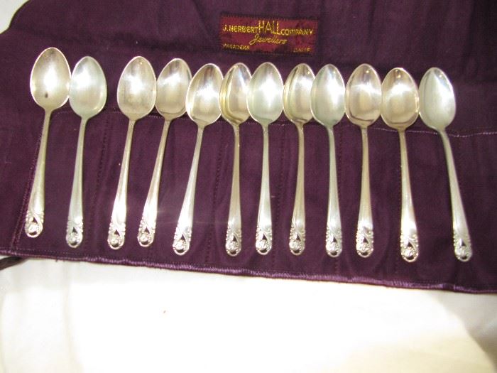 sterling demitasse  spoons
