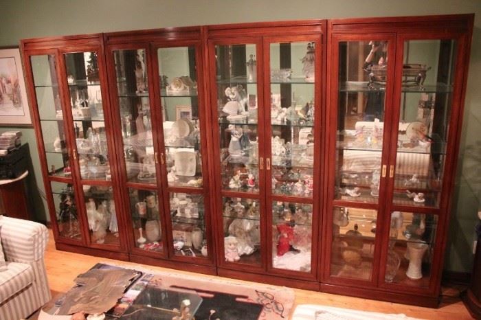 Light Up Curios and Lots of Decorative Items