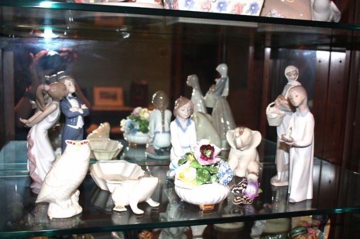 Lladros and other Decorative Pieces