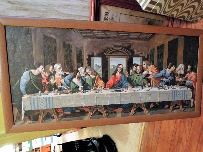 Paint by numbers picture of last supper