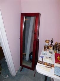 Jewelry Box/Mirror Combination