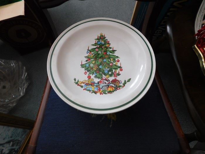 Vintage Christmas Cake Stand(Made in Japan)