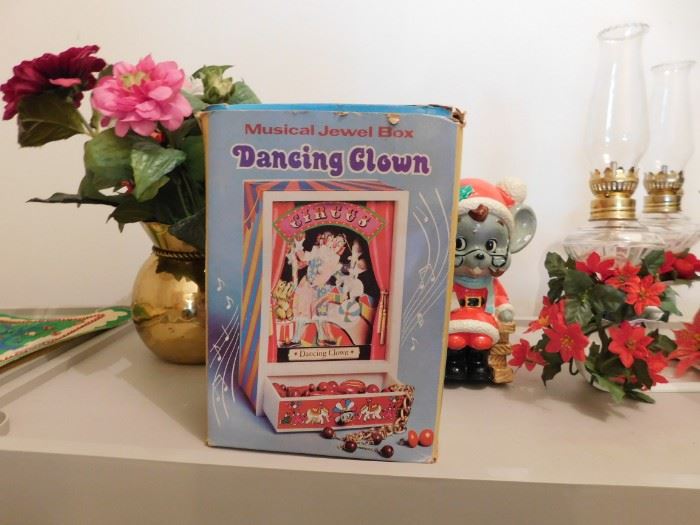 Dancing Clown Jewelry Box