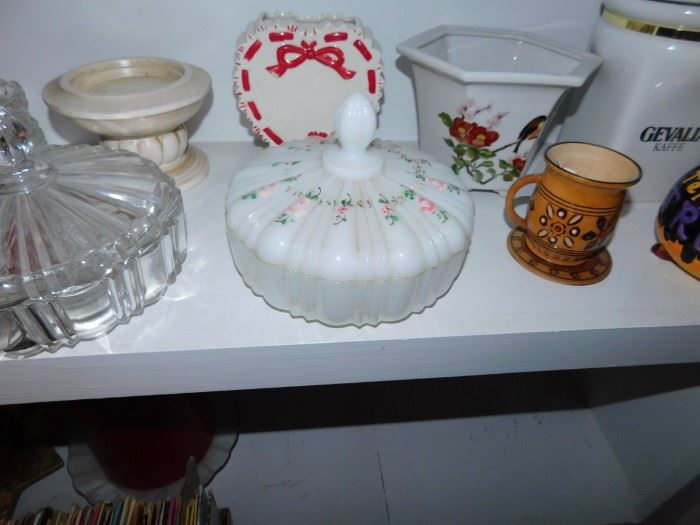 Fenton Covered Candy Dish 