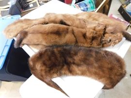 Mink Collars and Stole