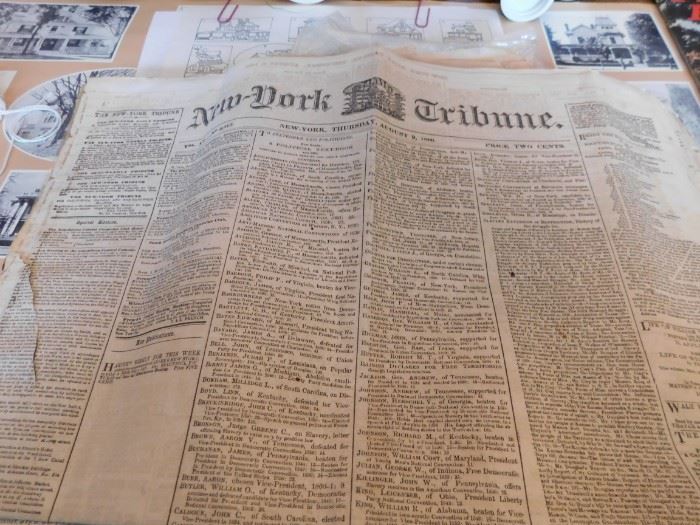 1860 New York Tribune Papers
