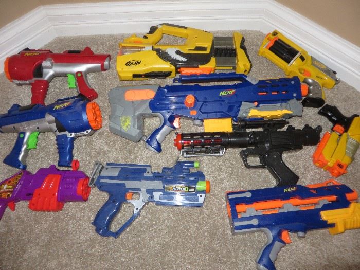 SELECTION OF NERF BLASTERS