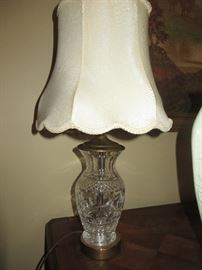 VINTAGE WATERFORD CRYSTAL LAMP
